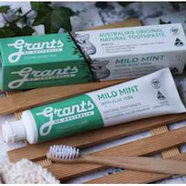Grants Toothpaste Mild Mint with Aloe Vera 110g